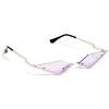 Lunettes fantaisie adulte rose transparent