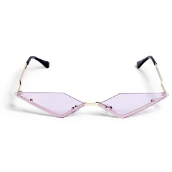 Lunettes fantaisie adulte rose transparent