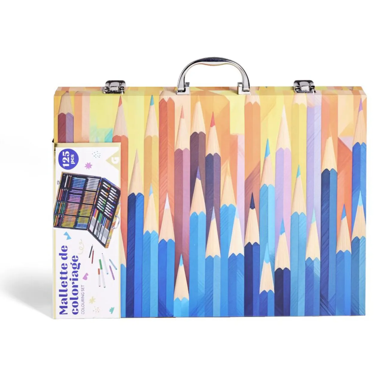 Mallette coloriage 125 pièces