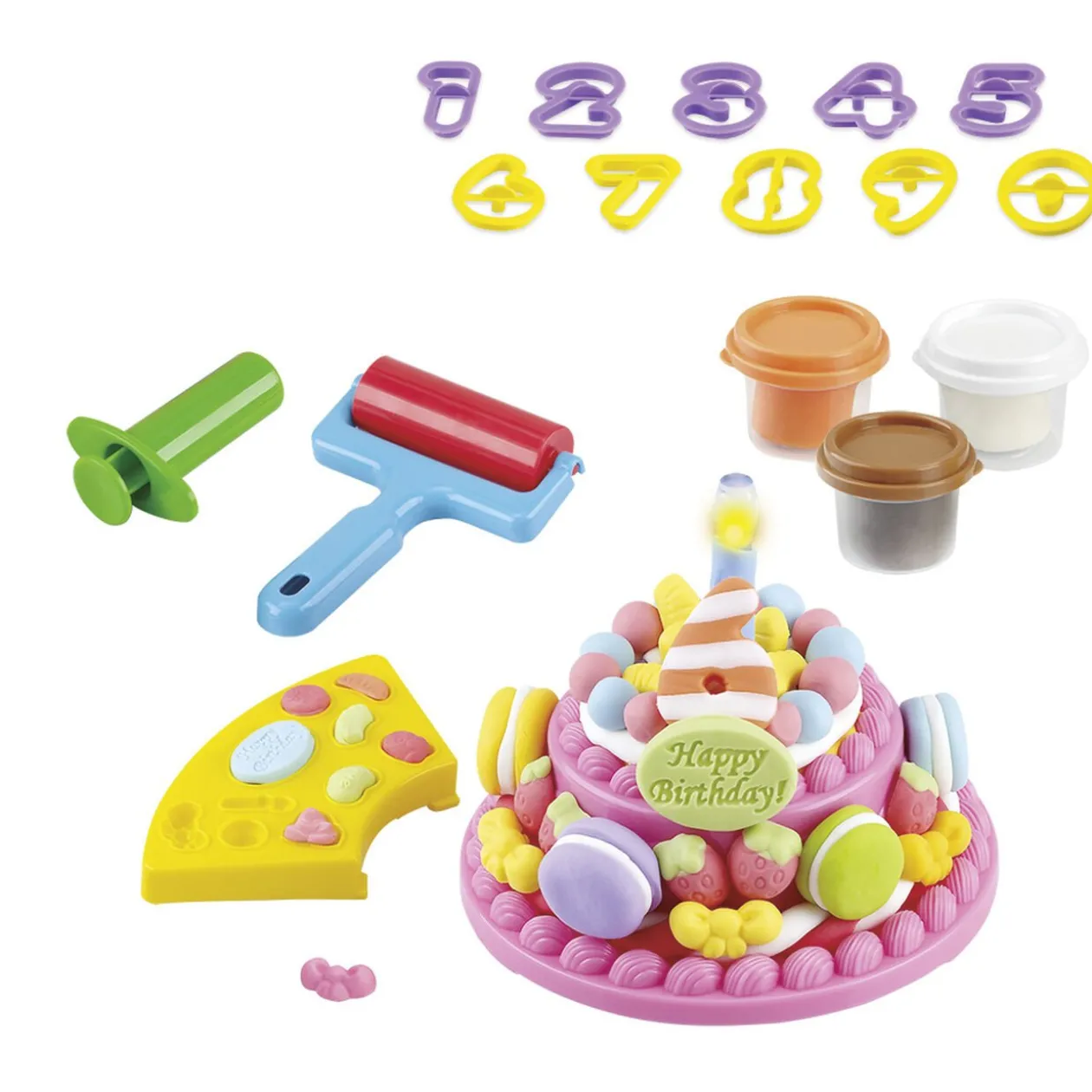 Mallette pâte à modeler gâteau de fête