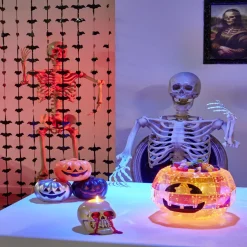 Mini citrouille noir argent ou orange