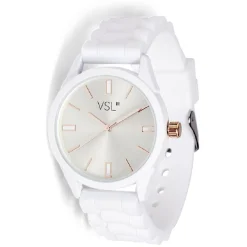 Montre bracelet silicone blanc