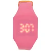 Montre led chiffres invisibles en silicone