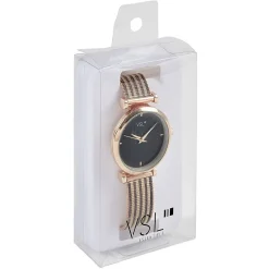 Montre noir et doré