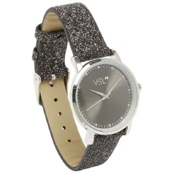 Montre pailletée avec strass
