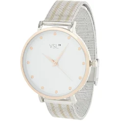 Montre rose gold et gris argenté