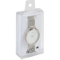 Montre rose gold et gris argenté