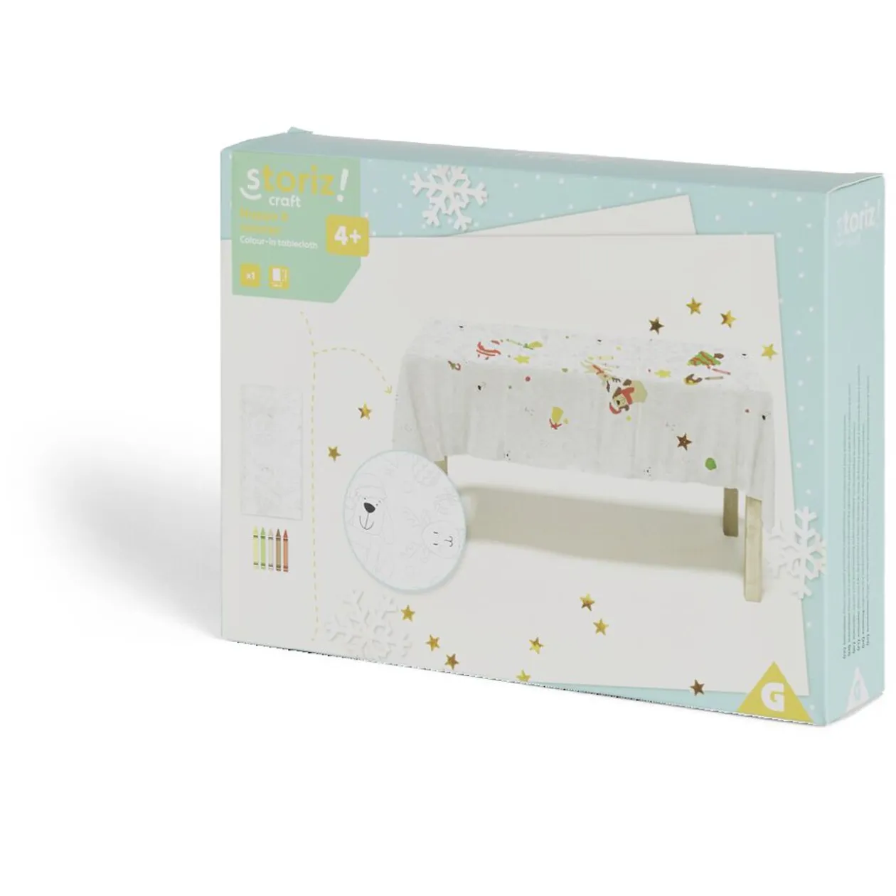 Nappe Noël à colorier