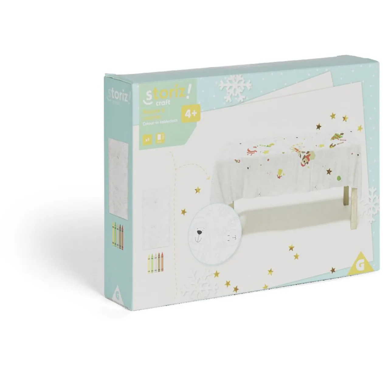 Nappe Noël à colorier