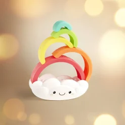 Nuage arc en ciel empilable 24x10xH22cm