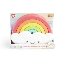 Nuage arc en ciel empilable 24x10xH22cm