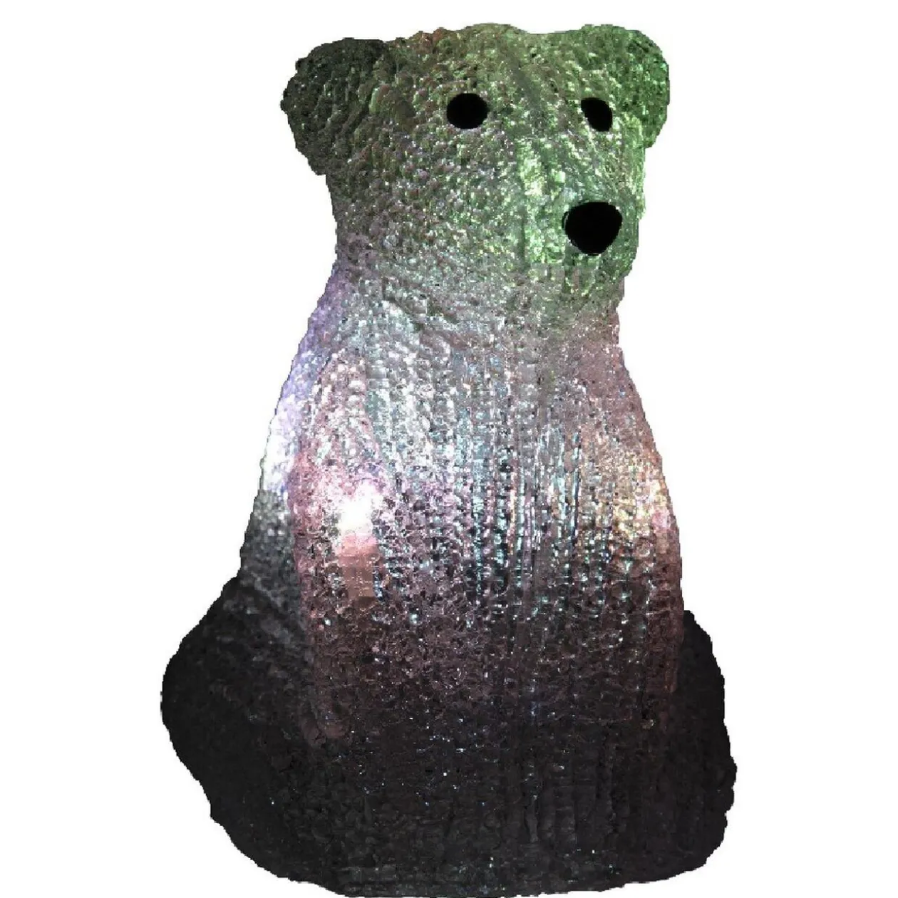 Ourson lumineux multicolore h.16 cm