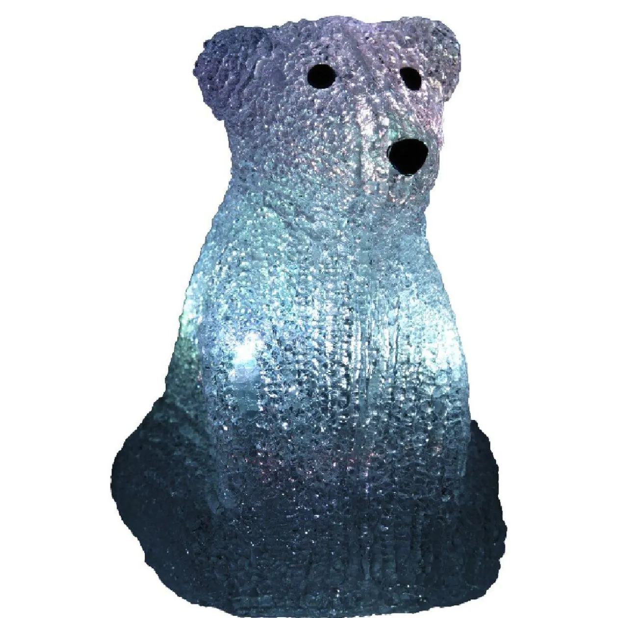 Ourson lumineux multicolore h.16 cm