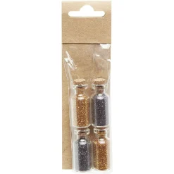 Paillette x4 or et noir