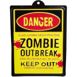Pancarte zombie danger