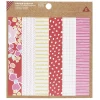 Papier créatif 30 feuilles rouge et rose