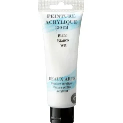 Peinture acrylique blanc 120 ml