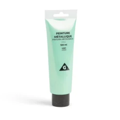 Peinture acrylique vert metallisé 120ml
