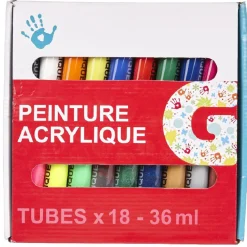 Peinture acrylique x18