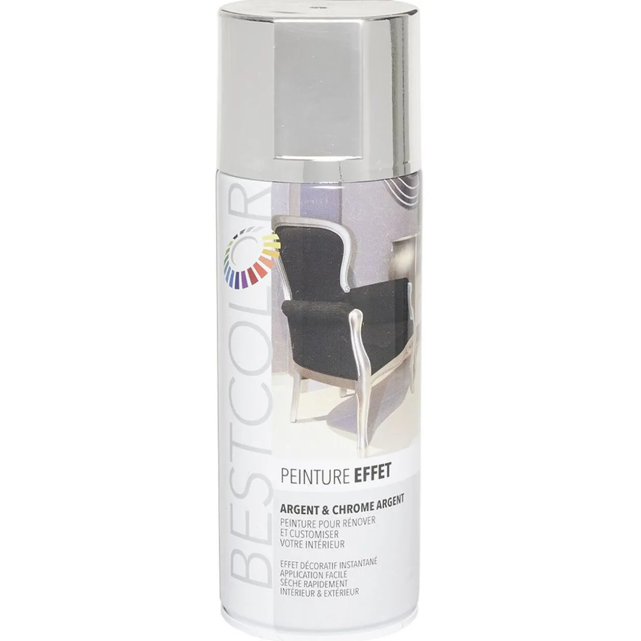 Peinture aérosol Chrome Argenté 400 ml