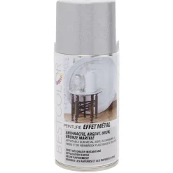 Peinture aérosol effet métal Argent martelé 300 ml