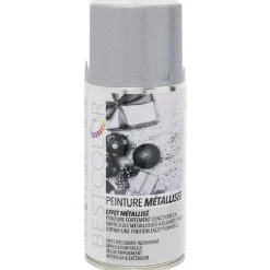 Peinture aérosol effet métal Argent métallisé 300 ml