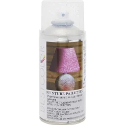 Peinture aérosol effet pailleté Argent 300 ml