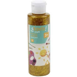 Peinture gouache dorée 150ml - Ø4,5 x H14,2cm