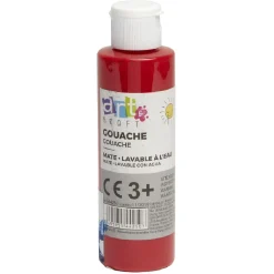 Peinture gouache rouge 150ml