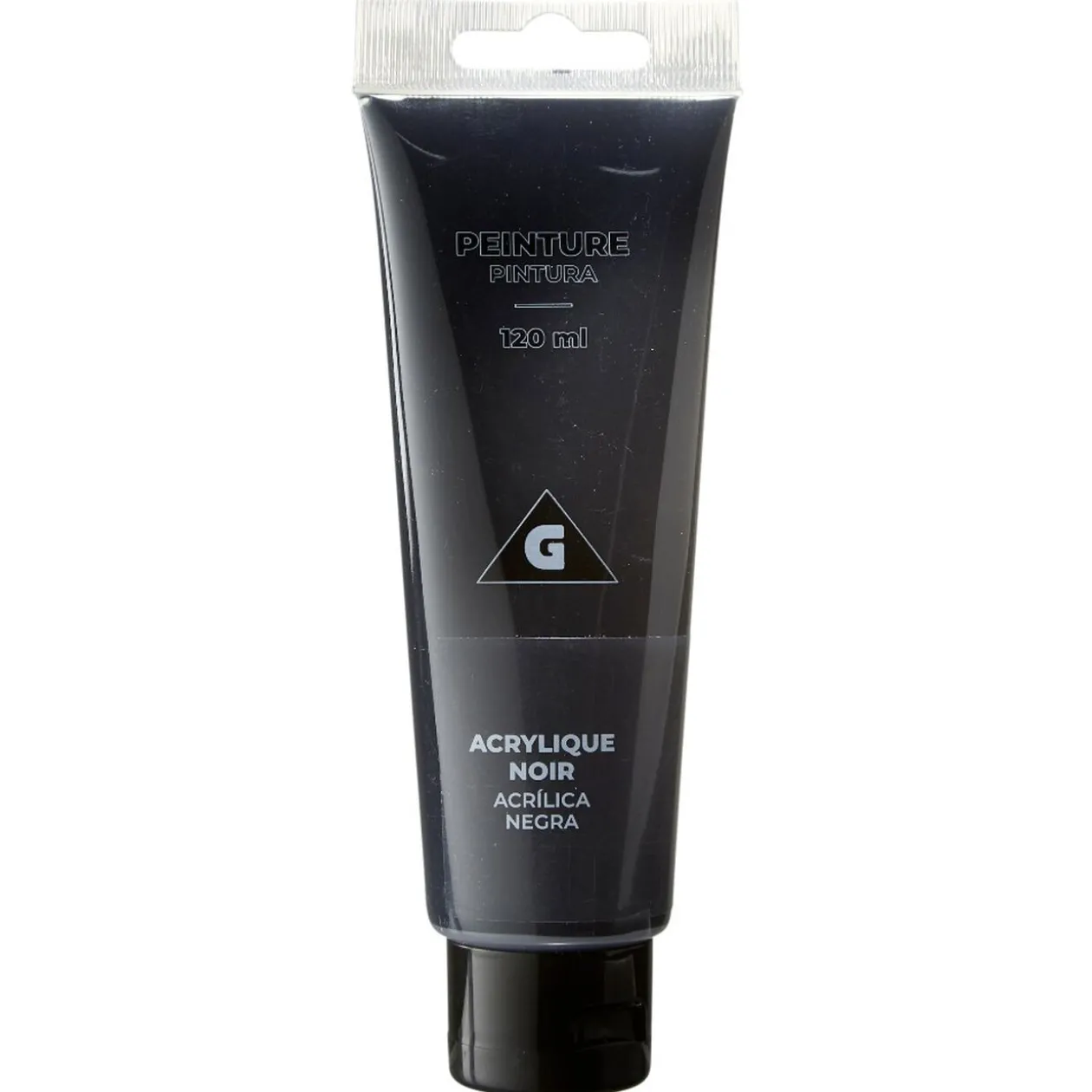 Peinture noire acrylique