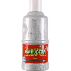 Peinture paillette argentée