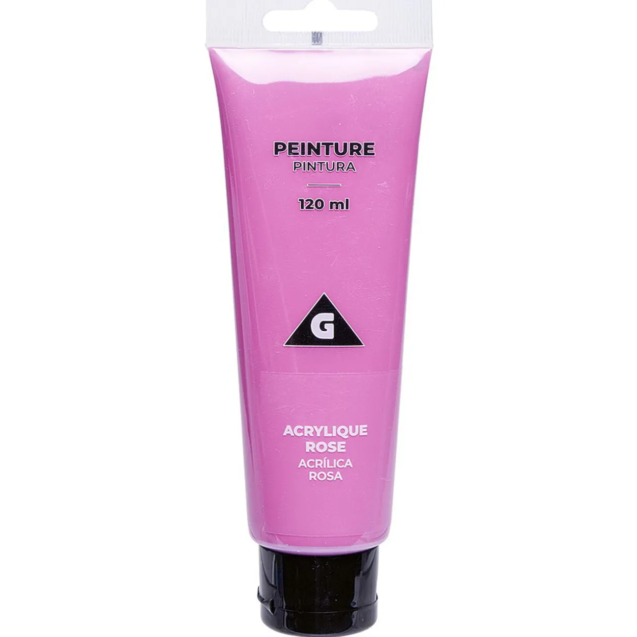 Peinture rose acrylique