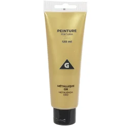 Peinture Tempera doré métallique