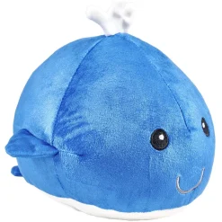 Peluche Baleine Ø20 cm bleu pétrole