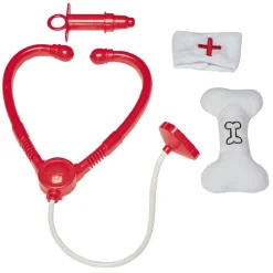 Peluche chien docteur Bobby