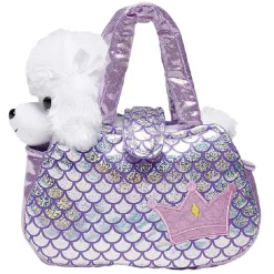 Peluche chien ou chat + sac à main