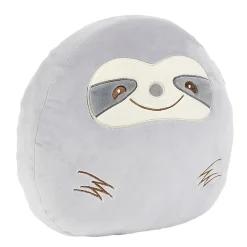 Peluche coussin paresseux gris et blanc Choux Bidou