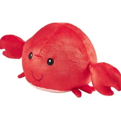 Peluche Crabe Ø20 cm rouge