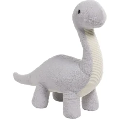 Peluche dinosaure gris H.84 cm