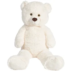 Peluche géante ours blanc