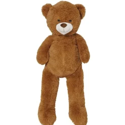 Peluche géante ours brun assis