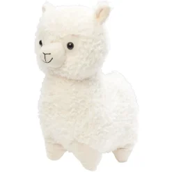 Peluche lama blanc cassé H.40 cm
