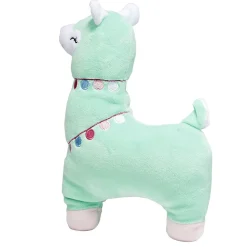 Peluche lama douceur bleu rose blanc Choux Bidou