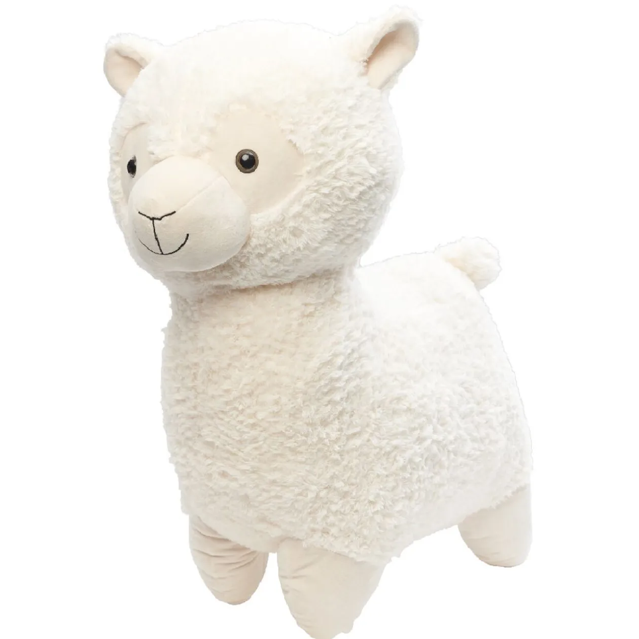 Peluche lama XL blanc cassé H.70 cm