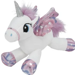 Peluche licorne reflet scintillant