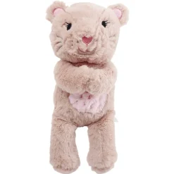 Peluche lion polyester H.22.5 cm