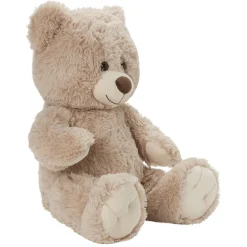 Peluche ours marron crème