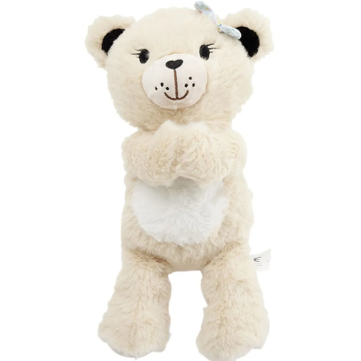 Peluche ours polyester 22,5x17,5x7,5cm