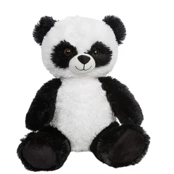 Peluche panda assis noir et blanc