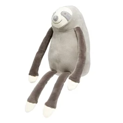 Peluche paresseux douceur gris et beige
